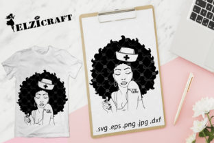Afro Nurse Graphics for Crafts Review