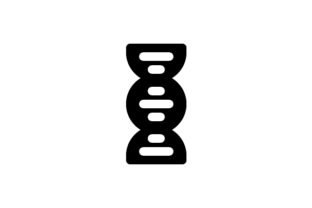 DNA Glyph Icon: Graphics & Icons for Sellers