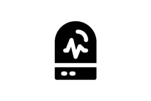 Heart Rater, Heart Beat Glyph Icons & Graphics