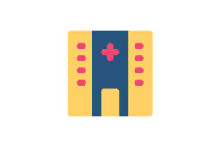 Hospital Flat Icon: Graphics and Icons Review