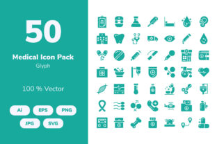 Medical Glyph Icons: Graphics for Branding