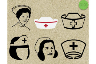 Nurse Cap Vector: Graphics for Crafts