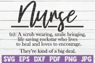 Nurse Definition Graphics for Crafts