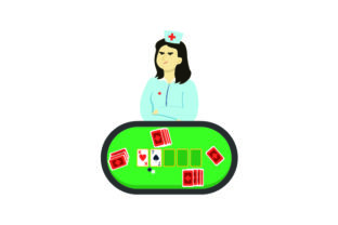 Nurse Poker Crafts: Medical Design Asset