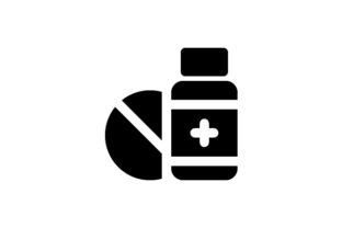 Pill Tablet Glyph Icon: Essential Graphics & Icons