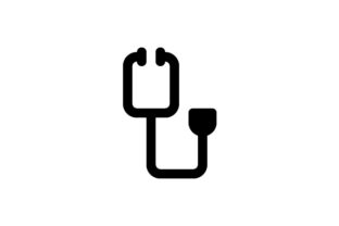 Stethoscope Glyph Icon: Graphics & Icons Review